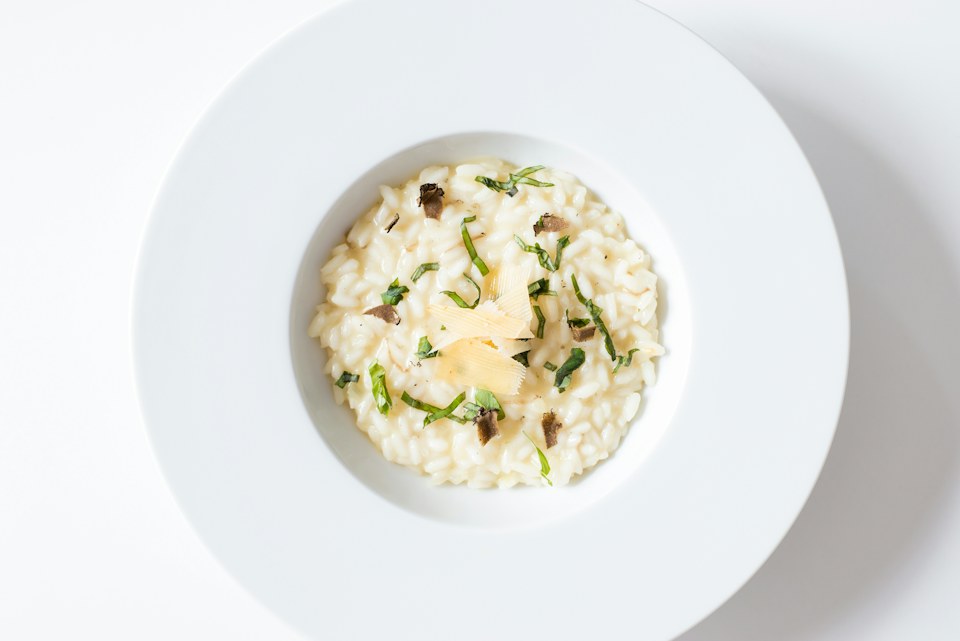 A savoury bowl of risotto